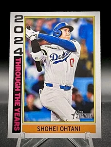 2025 Topps Heritage Shohei Ohtani Through the Years Los Angeles Dodgers MVP 🟢 - Bild 1 von 1