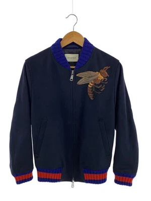 GUCCI Bomber Jacket Navy 44 Used - Image 1 of 4