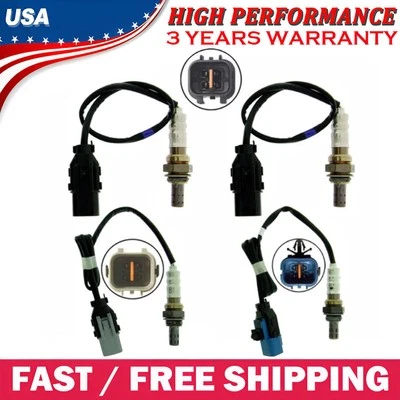4PC Oxygen O2 Sensor Upstream+Downstream For 2002 2003 2004 2005 Kia Sedona 3.5L - Image 1 of 4