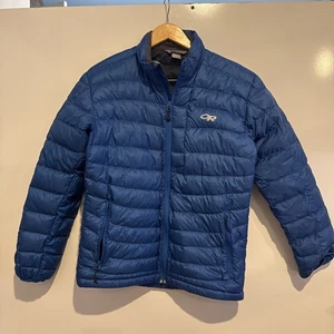Outdoor Research O Giacca Uomo PICCOLO Blu Piumino Tampone Full Zip Outdoor Oca - Foto 1 di 15
