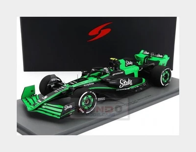 1:18 SPARK Sauber F1 C44 #24 Bahrain Gp 2024 Zhou Guanyu With Showcase 18S979 - Immagine 1 di 2
