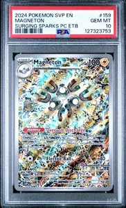 Pokemon Center Magnet Magneton #159 PSA 10 Surging Sparks Promo - Bild 1 von 2