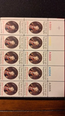 Scott #1789, M/F/NH/, Multi-colored, # Block of 10, John Paul Jones, P-11x12 - Image 1 of 2