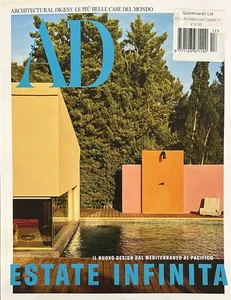 Architectural Digest Italia Magazine July-August 2025 Free Shipping - Picture 1 of 1