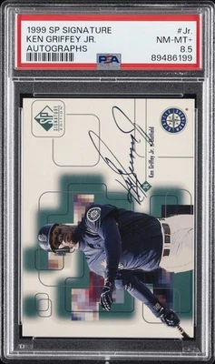 1999 UPPER DECK SP SIGNATURE AUTO #JR. KEN GRIFFEY JR. PSA 8.5 AUTO - Image 1 of 2