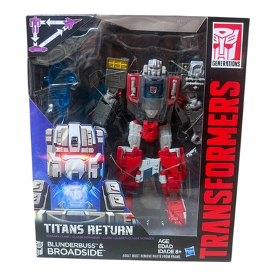 Transformers Generations Titans Return Voyager Class Broadside y Blunderbuss Foto 1 de 4