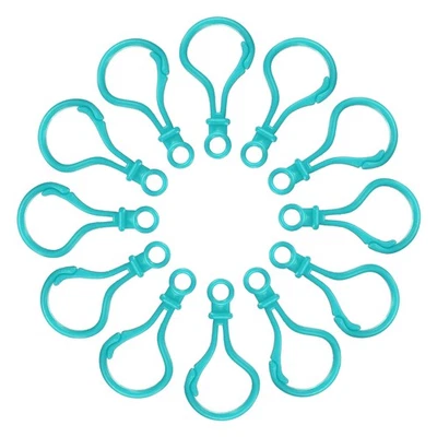 150 Pcs Plastic Lobster Claw Clasps Snap Lanyard Clip Hooks, Medium Blue Foto 1 de 4