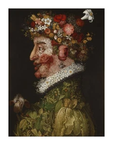 Giuseppe Arcimboldo Frühling: Giclée-Kunstdruck in Archivqualität 1563 - Bild 1 von 2