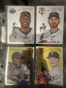 2023 topps chrome platinum anniversary Minnesota Twins 4 Card Set (2-RC) - Picture 1 of 5