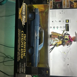 Ertl American Muscle Blue 1962 Pontiac Catalina 421SD Hobby Edition 1:18 Diecast - Picture 1 of 5