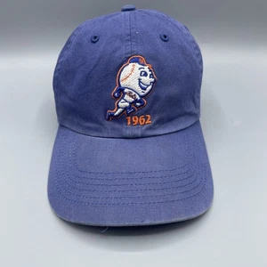Rare Vintage COOPERSTOWN Blue New York Mets Cap Baseball Head Logo “1962” - Picture 1 of 11