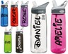 2 Personalised Name Stickers - Waterproof Vinyl Decals For Drink Bottles & Sports Gear