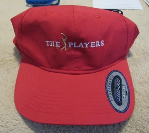 Ahead Performance The Players Mid-Fit Hat Color Red Embroidered Logo NWT - Picture 1 of 4