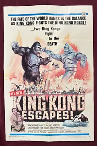 KING KONG ESCAPES POSTER 1967 RHODES REASON LINDA JO MILLER - Picture 1 of 6