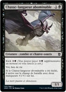 MTG Magic ZNR - [x4] Ghastly Gloomhunter/Chasse-langueur abominable, French/VF - Picture 1 of 1