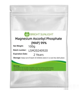 Magnesium Ascorbyl Phosphate (MAP) 99% pure powder 100g - Picture 1 of 3