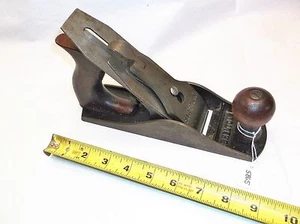 Aereo, Shelton vintage n. 9, piano da banco liscio per lavoratori del legno e scatola di immagazzinaggio, USA - Foto 1 di 12