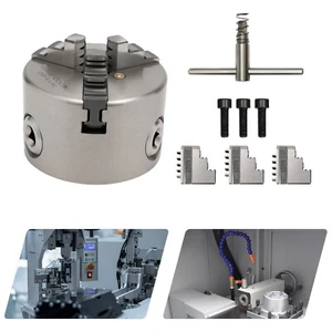 Torno portabrocas diámetro 100 mm mandril giratorio 3 mordazas mandril tensor - Imagen 1 de 15