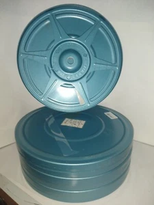 Lot of 4 Vintage Compco Corp Chicago USA 200Ft 8mm Metal Film Canasters - Picture 1 of 5