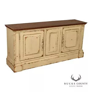 Habersham Plantation French Provincial Style Cream Painted Sideboard - Picture 1 of 22