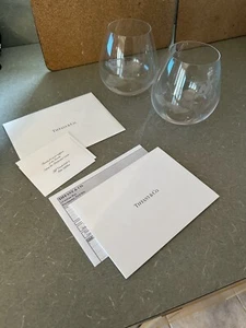 2007 New Jersey Devils-“Opening Night”-Tiffany Glasses-Set Of 2 - Bon Jovi- NEW - Picture 1 of 6