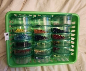 Mosaikfliesen zum Basteln 800+ Stück Astd Buntglas Formen/Größen 0075 Ist-Zustand - Bild 1 von 4