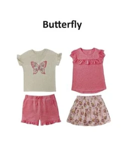 Members Mark Girls Mix & Match Playwear 2 Sets 4 Piece Each Size 12M Outfits NEW - Picture 1 of 2