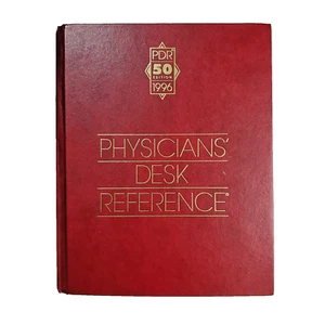 1996, PDR 50th Edition "Physicians' Desk Reference" Hardcover Vintage - Imagen 1 de 7