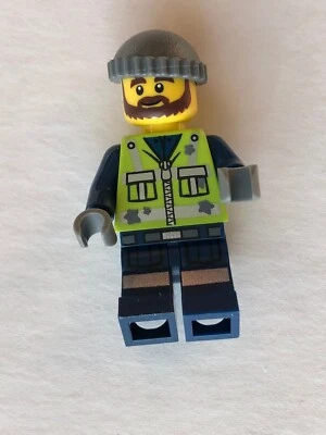 Lego Minifigure in Lime Green Work Jacket - Image 1 of 2