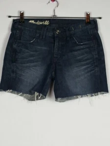 Madewell Sz 24 Cutoff Denim Shorts Women Dark Wash - Picture 1 of 6