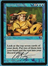 Ancestral Memories Portal NM Rare Artist Signed Altered CARD (sa5111) ABUGames