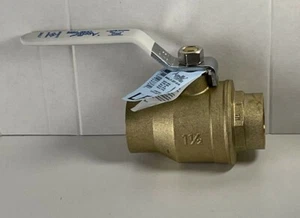 Apollo 94Alf-207-01A 1-1/2" Sweat Brass Ball Valve Inline - Picture 1 of 4