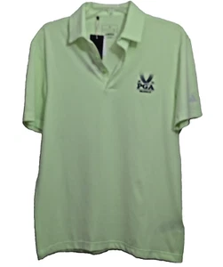Adidas Womens Chartreuse Short Sleeve Golf/Tennis Top Shirt Small NWT Stretch - Picture 1 of 9