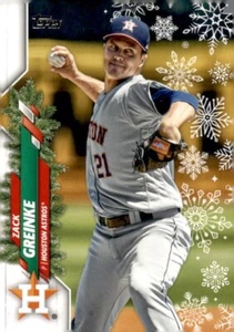 2020 Topps Walmart Holiday #10 Zack Greinke Houston Astros - Picture 1 of 2