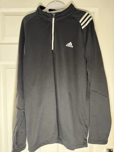 Adidas Men's Black Golf Quarter-Zip Hoodie Pullover -XL - Picture 1 of 6