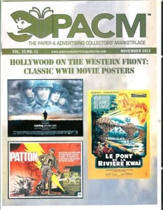 PACM 11/13, US color slim mag Hollywood war, movie posters, paper, ads, - Picture 1 of 1