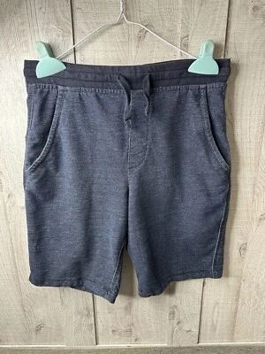 Pantalones cortos con cordón Faded Glory para hombre talla mediana azul jaspeado con bolsillos Foto 1 de 4