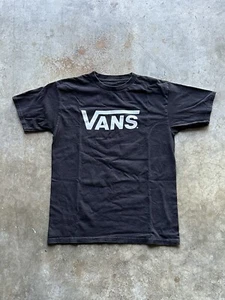 Vans Off The Wall Original Black Logo Tee T-Shirt Size Medium M - Bild 1 von 3