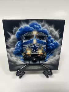 Dallas COWBOYS Azulejo de Cerámica Decoración del Hogar Posavasos para Bebidas y Soporte para Caballete - Imagen 1 de 6