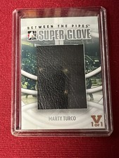 2009 ITG Between The Pipes Marty Turco Game-Used Glove #SG-13    1 of 1