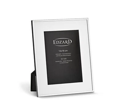 Bilderrahmen Rimini mit Passepartout für Foto 13 x 18 cm edel versilbert anla... - Bild 1 von 4