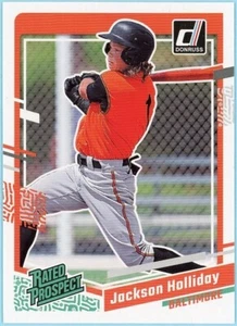 JACKSON HOLLIDAY Orioles 2023 Donruss Rated Prospect #76 - Picture 1 of 2