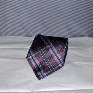 Robert Talbott Men's Tie Silk Best Of Class Purples Plaid 59" - Picture 1 of 5