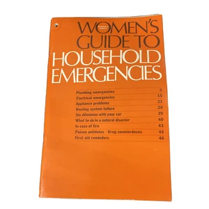 [1973] Women's Guide to Household Emergencies [EX-] Readers Digest vintage book - Picture 1 of 6