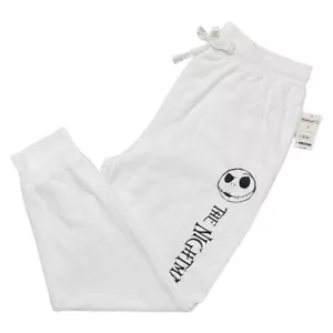 Women’s The Nightmare Before Christmas Jogger Sweatpants Size XLarge (15-17) NEW - Picture 1 of 10