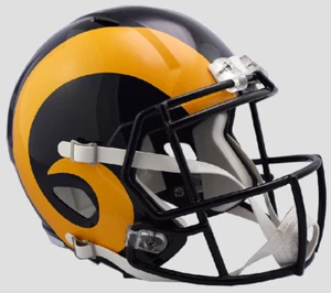 LOS ANGELES RAMS 1981-1999 NFL Riddell THROWBACK Replica Football Helmet - Picture 1 of 3