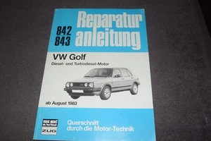Reparaturanleitung Reparaturhandbuch VW Golf II D/TD ab August 1983 erstklassig - Bild 1 von 6