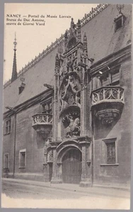 NANCY 54 Portail du Musée Statue du Duc Antoine de Viard CPA non-circulée ~1900 - Bild 1 von 2