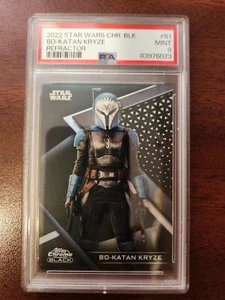 Topps Star Wars Chrome Black 2022 Graded PSA 9 Bo-Katan Kryze 61 x/199 Refractor - Picture 1 of 2