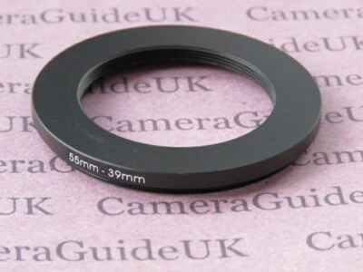55mm to 39mm 55mm-39mm Stepping Step Down Filter Ring Adapter  - Image 1 of 2